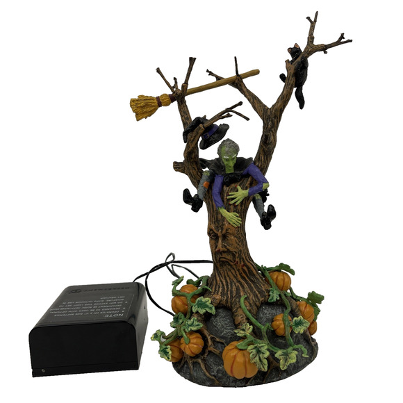 Dept 56 Village Accessories Halloween Witch Crash 56-53056 Spinning Head - Picture 2 of 7